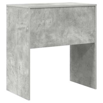 Computertisch Beton Grau Spanplatte mit Beton-Look 70 x 40 x 76 cm