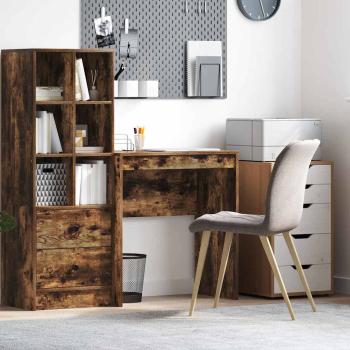 ARDEBO.de - Geräucherter Eichen-Schreibtisch Geräucherte Eiche MDF