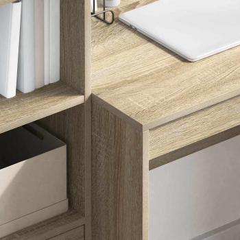 Schreibtisch Sonoma Eiche 80x50x76 cm Holzwerkstoff