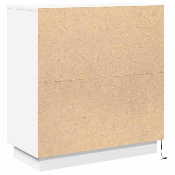LED Sideboard in Weiß - 71x34.5x75 cm, Hergestellt aus Holzwerkstoff