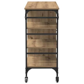 Küchenwagen Artisan Eiche 87,5x38,5x84,5 cm Holzwerkstoff