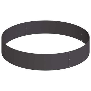 Metallpflanzgefäß Stahl/Schwarz Stahl Groß Dekorative Intarsien