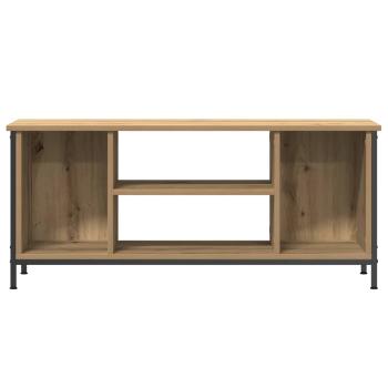 TV-Ständer Eichenholz Technisches Holz, Metall 102 x 35 x 45 cm