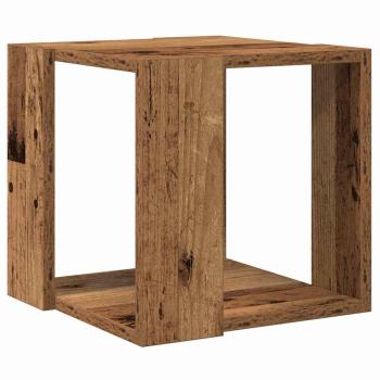 Couchtisch Altes Holz Massives recyceltes Holz 32 x 32 x 30 cm
