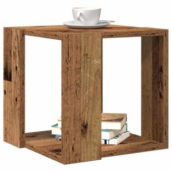Couchtisch Altes Holz Massives recyceltes Holz 32 x 32 x 30 cm