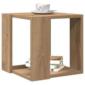 Couchtisch Artisan Eiche Massivholz 32 x 32 x 30 cm Langlebig