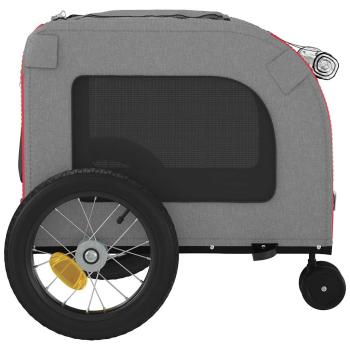 Roter Haustierbuggy Rot Polyester, Metall 124 x 53 x 53 cm