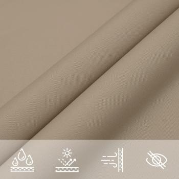 Sonnensegel Oxford-Gewebe Dreieckig 4x5x5 m Taupe
