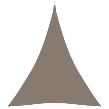 Sonnensegel Oxford-Gewebe Dreieckig 5x6x6 m Taupe