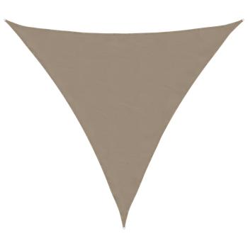 Sonnensegel Oxford-Gewebe Dreieckig 3x3x3 m Taupe