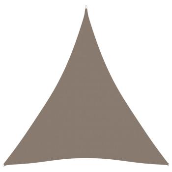 Sonnensegel Oxford-Gewebe Dreieckig 4x4x4 m Taupe