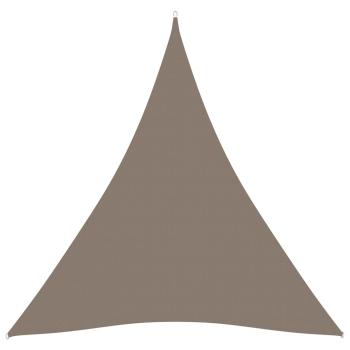 Sonnensegel Oxford-Gewebe Dreieckig 3,6x3,6x3,6 m Taupe