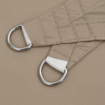 Sonnensegel Oxford-Gewebe Dreieckig 3,6x3,6x3,6 m Taupe