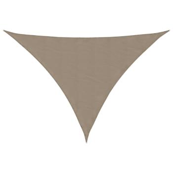 Sonnensegel Oxford-Gewebe Dreieckig 4x5x6,4 m Taupe