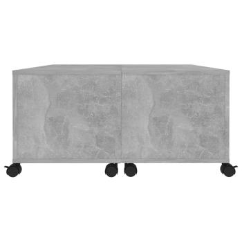 Couchtisch Betongrau 75x75x38 cm Holzwerkstoff