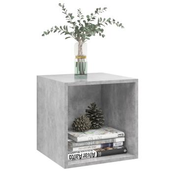 Wandschrank Betongrau 37x37x37 cm Holzwerkstoff