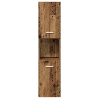 3-teiliges Badezimmermöbel Set Altes Holz
