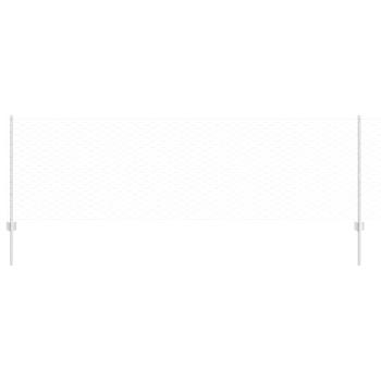 Zaunpfosten 11 Stk U-Profil 80 cm Verzinkter Stahl, Sechseckzaun 0,8x50 m Verzinkter Stahl