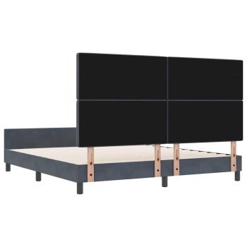 Bettgestell Dunkelgrau 180x200 cm Samt