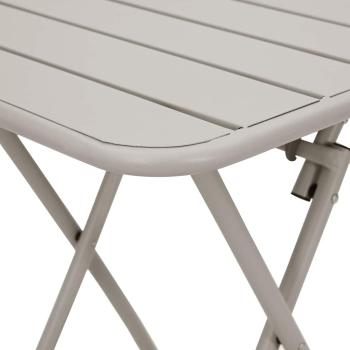 Bistrotisch Beige 55 x 55 x 72,5 cm Pulverbeschichteter Stahl