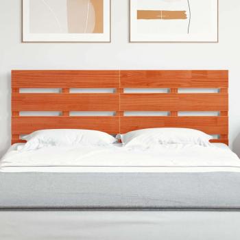 ARDEBO.de - Kopfteil Wax Braun 140 cm Massivholz Kiefer