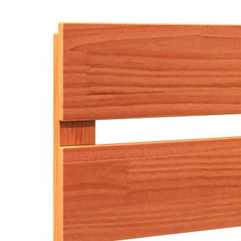 Kopfteil Wax Braun 140 cm Massivholz Kiefer