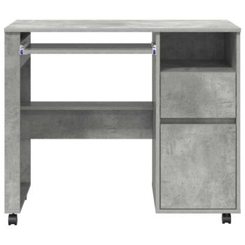 Beton-Grauer Computer-Schreibtisch Beton grau Spanplatte Mittel
