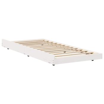 Bettgestell Weiß Kiefer 80 x 200 cm Stabil Bettgestell