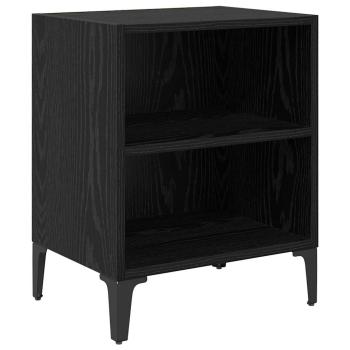 Nachttisch Schwarze Eiche 40x30x50 cm Verarbeitetes Holz