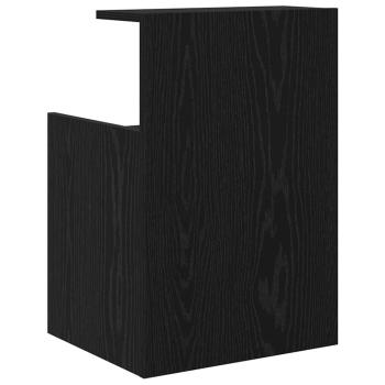Bettkabine Schwarze Eiche 40x35x60 cm Holzwerkstoff