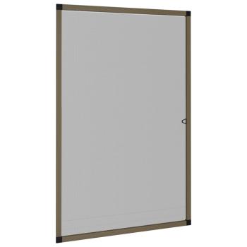 Insektenschutz für Fenster Braun 80x120 cm