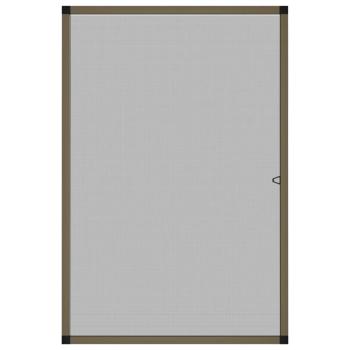 Insektenschutz für Fenster Braun 80x120 cm