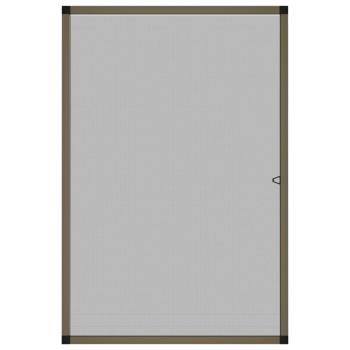 Insektenschutz für Fenster Braun 90x120 cm