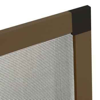 Insektenschutz für Fenster Braun 90x120 cm