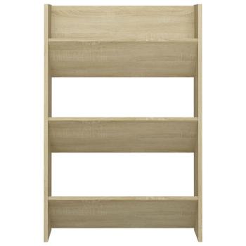 Wand-Schuhschränke 2 Stk. Sonoma-Eiche 60x18x90cm Holzwerkstoff