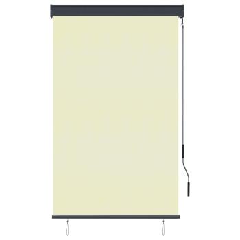Außenrollo 100 x 250 cm Cremeweiß