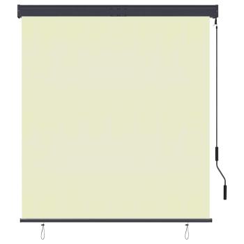 Außenrollo 140x250 cm Creme