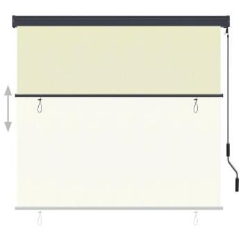 Außenrollo 160x250 cm Creme