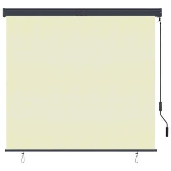Außenrollo 160x250 cm Creme