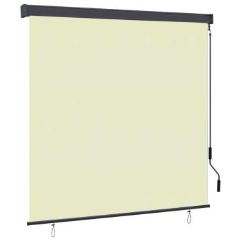 ARDEBO.de - Außenrollo 170 x 250 cm Creme