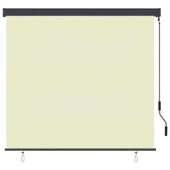 Außenrollo 170 x 250 cm Creme
