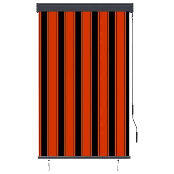 Außenrollo 100 x 250 cm Orange und Braun