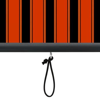 Außenrollo 100 x 250 cm Orange und Braun