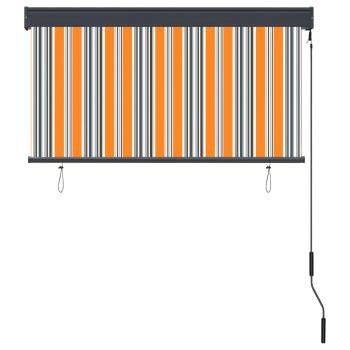 Außenrollo 120 x 250 cm Gelb und Blau