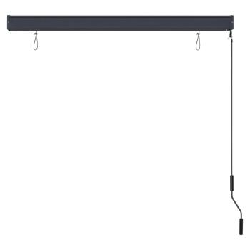 Außenrollo 140x250 cm Blau und Weiß
