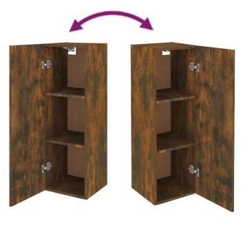 5-tlg. TV-Schrank-Set Räuchereiche Holzwerkstoff