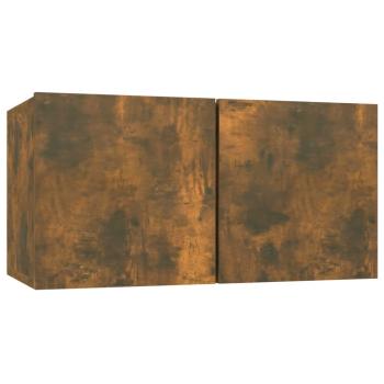 7-tlg. TV-Schrank-Set Räuchereiche Holzwerkstoff