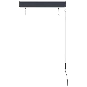 Außenrollo 80 x 250 cm Weiß und Orange
