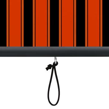 Außenrollo 120 x 250 cm Orange und Braun