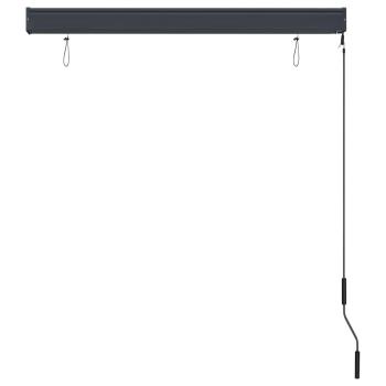 Außenrollo 120 x 250 cm Orange und Braun